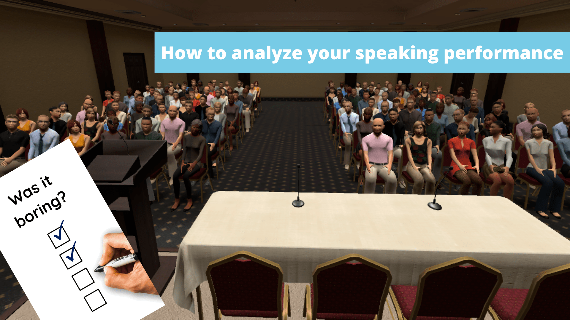 How to analyze your speaking performance – Part I