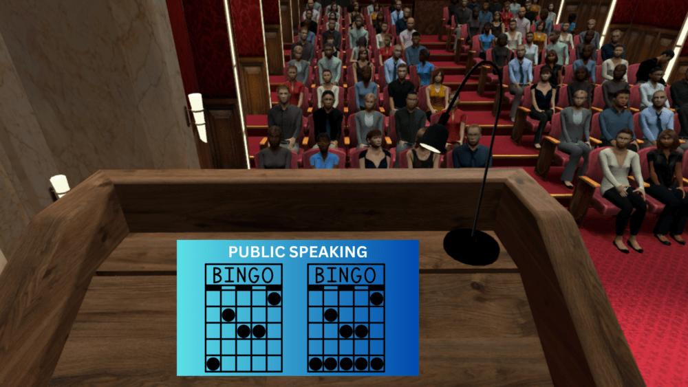 Public Speaking Bingo